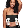 Kép 2/3 - Medela Hands-free melltartó, mellszívó használatához, fekete, L