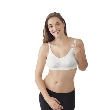 Medela Szoptatós melltartó S,M,L,XL, fehér/fekete