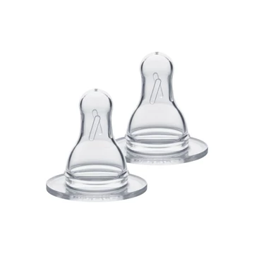 Medela Cumisüveghez tartalék etetőcumi, szilikon S méret, kis átfolyású, 2 db 200.1936