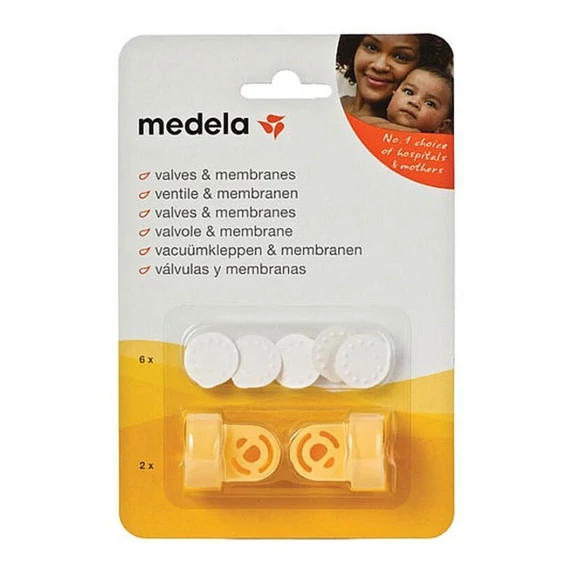 Medela Mellszívó alkatrész szelep (2 db ) és membrán ( 6 db ) / 800.0727